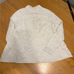 Kim Rogers Multicolor Speckled Sweater Women’s XL Mock Turtleneck Confetti Bell